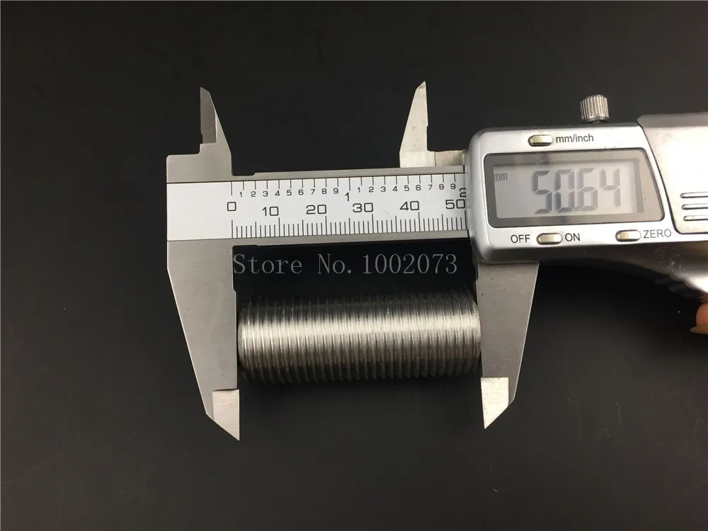 New 12NPS Full Thread Nipple, 50mm length Stainless Steel 304, Pipe Fitting, Homebrew Beer Hardware (1)