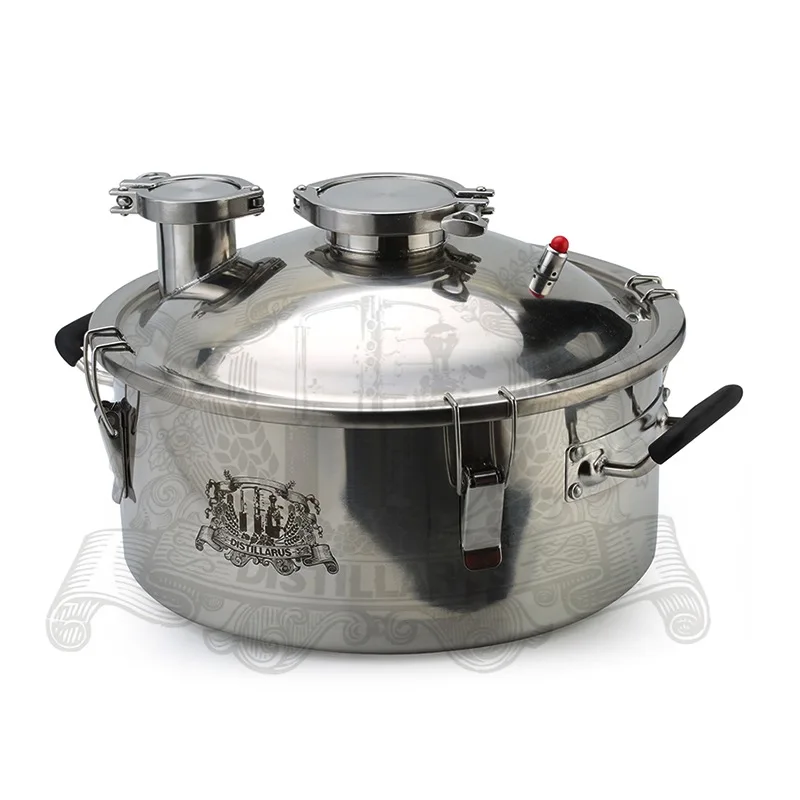 

15L(4 Gal) Boiler, Distillery tank stainless steel 304. Three layers bottom for induction heater