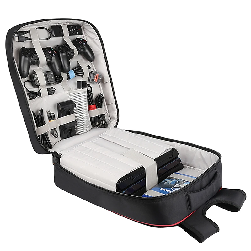  Bubm Gaming BackpackTravel Game System Carrying Case For Playstation 4/Ps4 Pro/Slim/Xbox One/Xbox O
