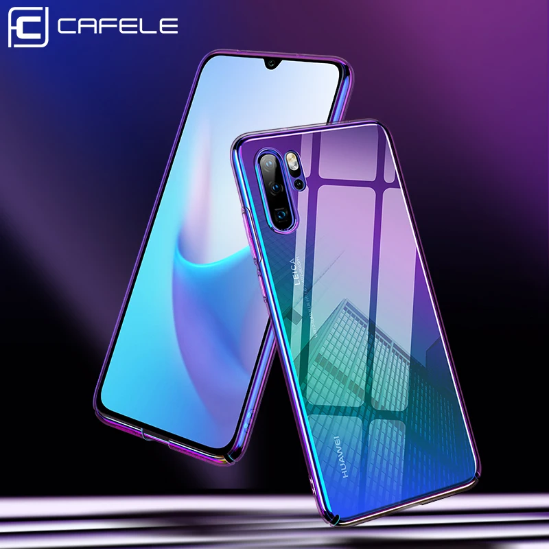 

CAFELE Case For Huawei P30 Pro Cover Luxury Aurora Gradient Color Case For Huawei P30 Pro Hard PC Mobile Phone Case