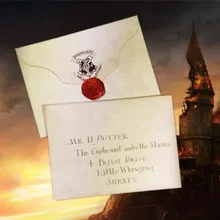 Hot Movie Harri Potter Admission Letter Of Hogwarts Toy Harri Potter Children Cosplay Tickets& Admission Juguetes Letter