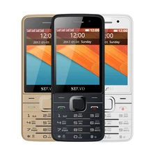 Четырехъядерный мобильный телефон с sim-картой SERVO V9500, 2,8 дюйма, 1100 мАч, две камеры, фонарик, Bluetooth, fm-радио, 4 режима ожидания, телефон