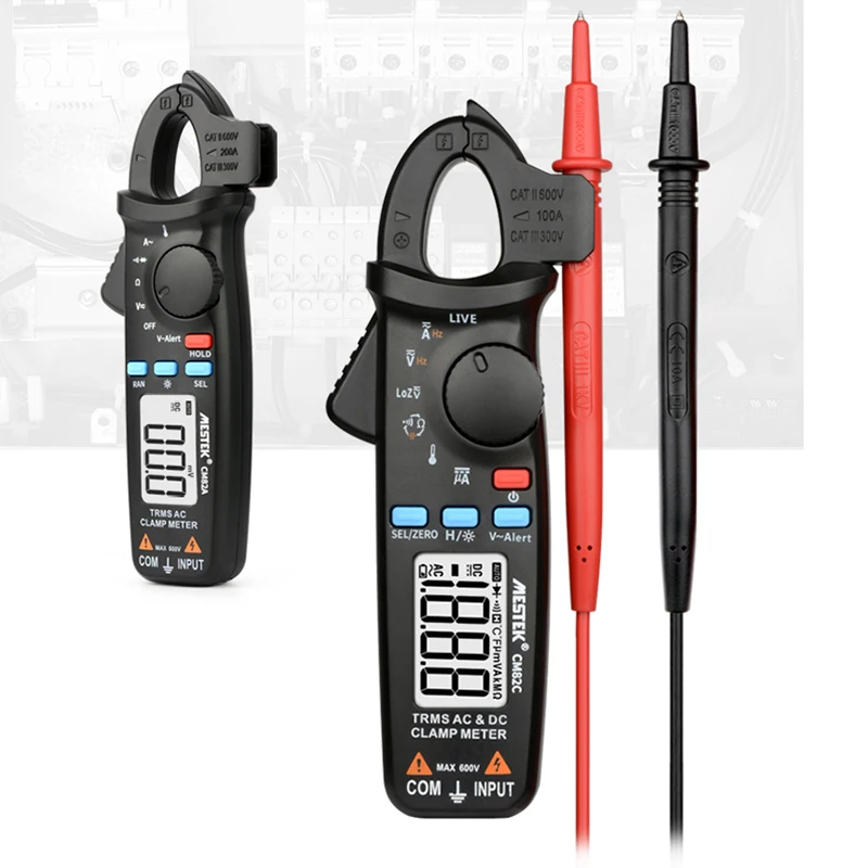 Medidor Pinza Digital Auto de la gama multímetro AC/DC Pinza Amperimetrica verdadero RMS de tensión de Ressistance actual probador Medidor Pinza Digital Auto de la gama multímetro AC/DC Pinza Amperimetrica verdadero RMS de tensión de Ressistance actual probador