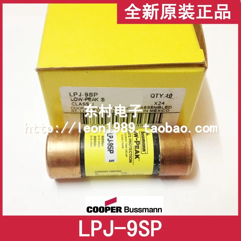 

[SA]US imports fuse LOW-PEAK fuse BUSSMANN LPJ-9SP 9A 600V--10PCS/LOT