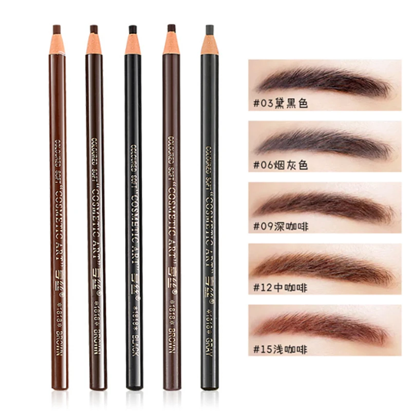 

1PC Microblading Eyebrow Tattoo Pen Waterproof Permanent Makeup Eye brow Pencil Positioning Lip Eyebrow cejas maquillaje