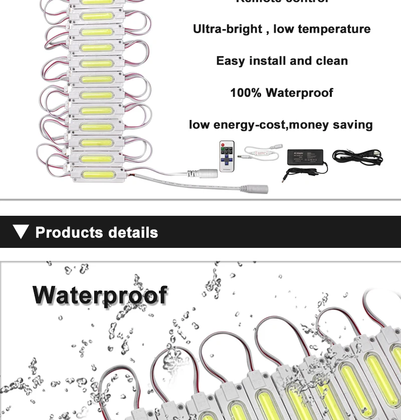 220v cob led module 110v advertising lamp under cabinet showcase display backlight (4)