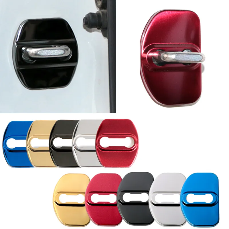 

Car-Styling Stainless Steel Door lock Cover Car Emblem Fit For Renault Laguna 2 Captur Fluence Megane 2 Megane 3 Scenic