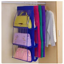 6 карманов складные висячие сумки Органайзер для хранения висячие Сумки, сумки для хранения для закрывания домашних принадлежностей шкаф Органайзер