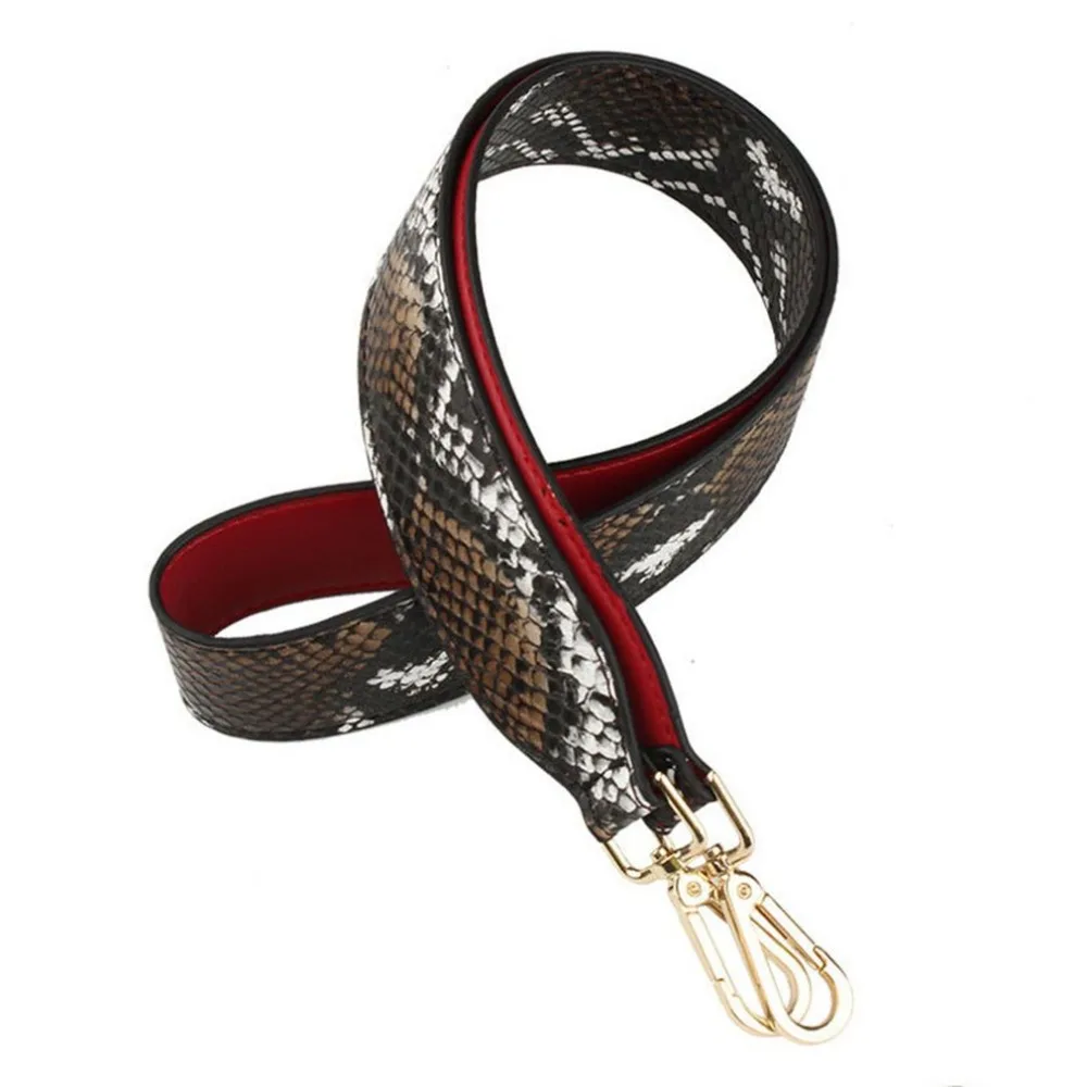 

PU Leather Belt For Bag Women Bag Straps Snakeskin leopard Handle Strap Casual Lengthened Replacement Shoulder Bag Straps