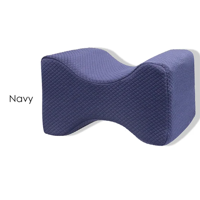 Memory Foam Knee Wedge Pillow Sleeping Sciatica Back Hip Joint Pain Relief Contour Thigh Leg