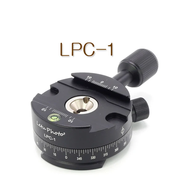 

XILETU LPC-1 Adjusting Platform Panoramic Photograph Tripod head Adapter Ball 1/4"-3/8" screw for Digital Camera F21234