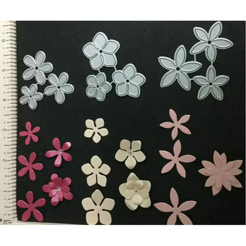 

3D Little Flowers Metal Cutting Dies Scrapbook Greeting Cards For DIY Scrapbooking Dies Card Making Photo Decoration Supplies