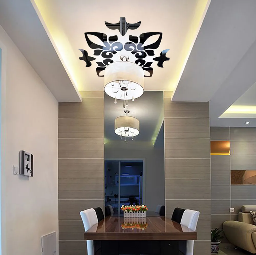 Buy KAKUDER 3D Mirror Stickers Creative Abstract