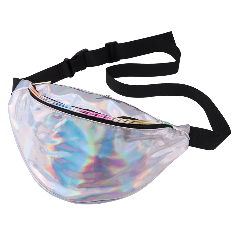 ZXB New Holographic Fanny Pack Laser Waist Packs Heuptas Hip Bag Women ...
