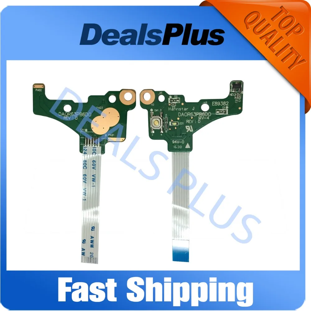 

Power Button Switch Button Board with Cable For HP Pavilion 15-E Series 720673-001 DA0R63PB6D0 w 6 Pin