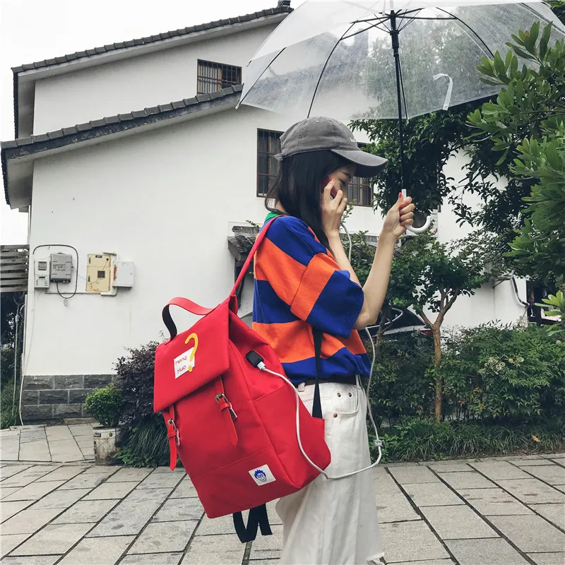 Fashion USB Charging Backpack Women Casual Oxford Backpacks Ladies Travel Bags Women Solid Black School Bag Female 2018 Bolsa (16)