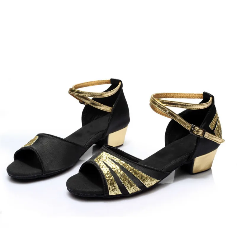 Summer Soft Sole Dance Shoes Ballroom Salsa Tango Latin Dance Shoes Low Heels Dancing For Girls