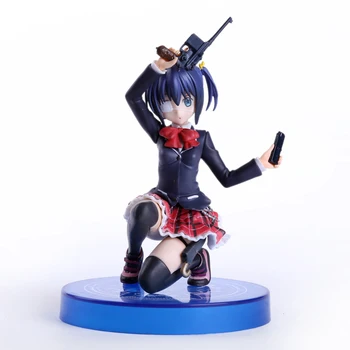 

Anime Chu-2/Chuunibyou Demo Koi Ga Shitai The Eil Eye Kneeling Takanashi Rikka PVC Figure Collectible Toy SGFG155