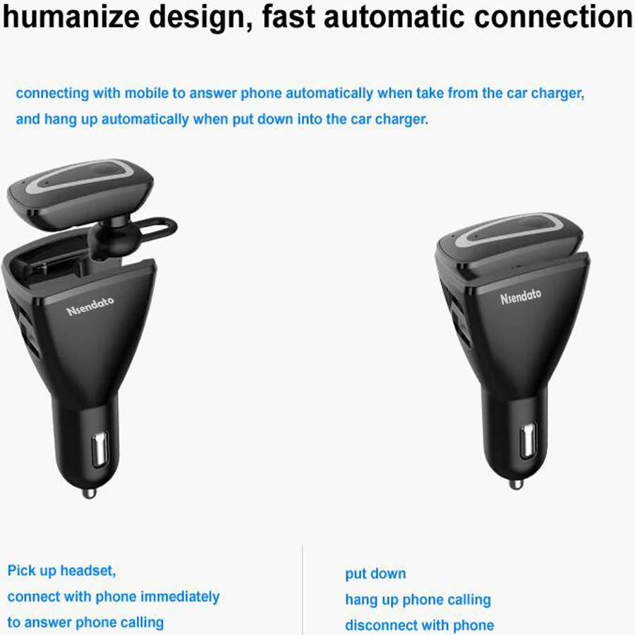 car charger bluetooth headset 6