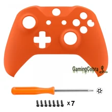 Заказной Мягкий сенсорный оранжевый корпус на замену для Xbox One X& One S контроллера