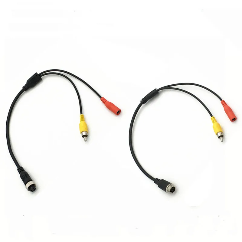 

Car camera rear video adapter video recorder monitor display connector male and female to AV head extension cable