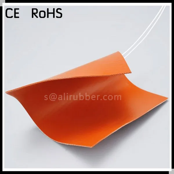 Silicone Heater Bed 24V 500W 400 X 400MM For Kossel Pro 3D Printer Install wih 100K Thermistor and 3M Tape | Дом и сад