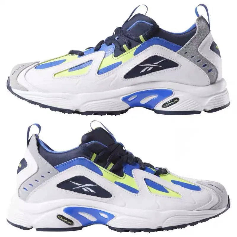 

Reebok Dmx Series 1200 Retro Men Shoes And Women Badminton Shoe In Pink mesh breath Black Shoes Men's Blue Shoes