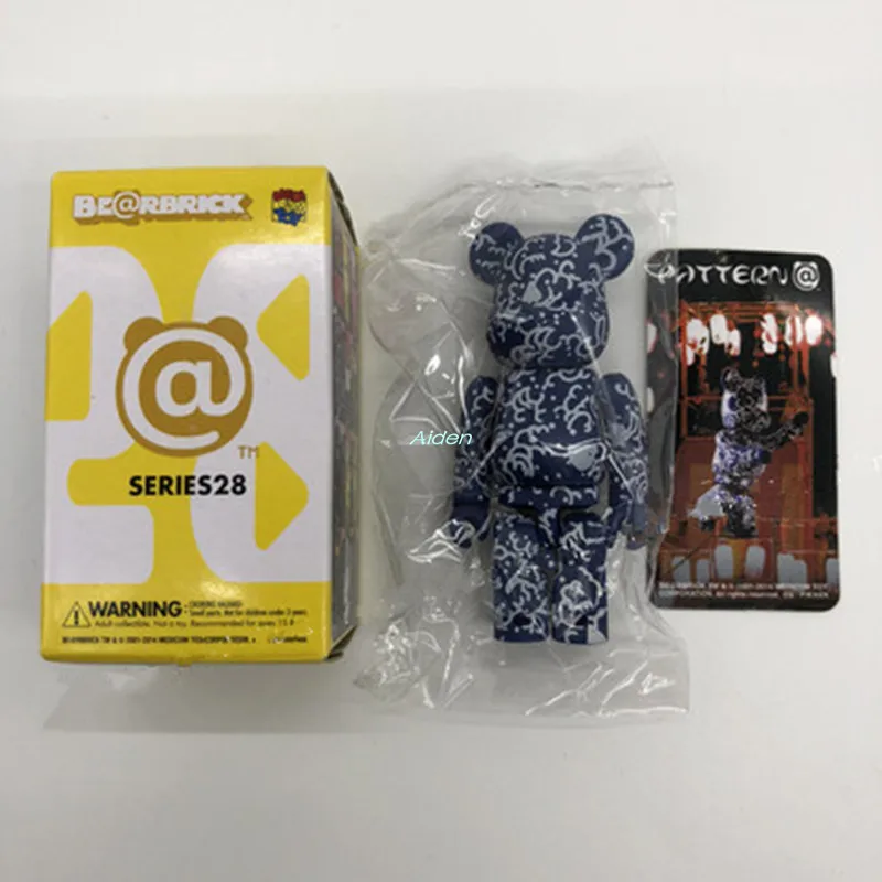 

3" Bearbrick Kaws Gloomy BB 100% Be@rbrick ARTIST Original Fake Pattern PVC Action Figure Collectible Model Toy BOX 7CM Z821