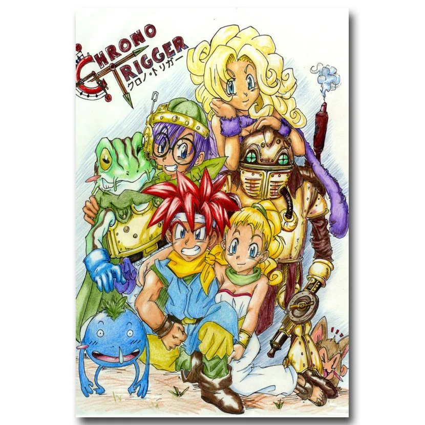 Chrono Trigger Art Silk Fabric Poster Print 13x20 24x36 inch Hot Game ...