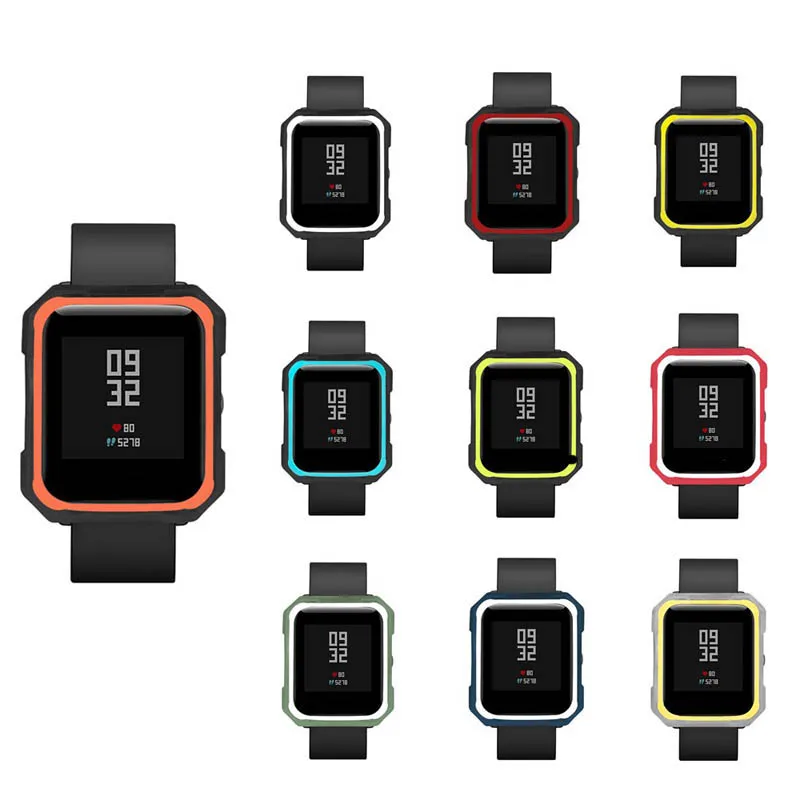 

Protective TPU Soft Case Cover Frame Shell Accessories for Amazfit Bip Bit Youth Watch SD998