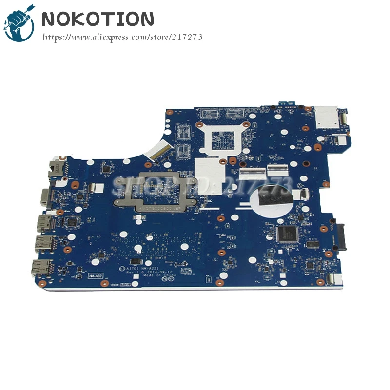 NOKOTION AITE1 NM-A221 основная плата для lenovo Thinkpad E550 Материнская плата ноутбука FRU 00HT638 SR23Y I5-5200U Процессор на борту