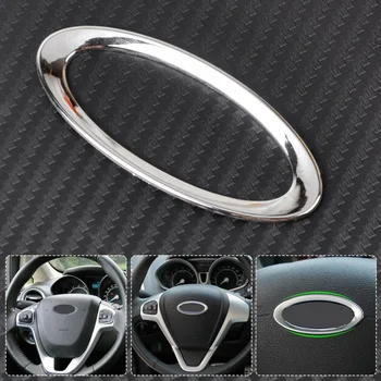 

CITALL Steering Wheel Center Paillette Decoration Ring Cover Mark for Ford Focus 2 3 Fiesta Mondeo Ecosport Kuga Escape