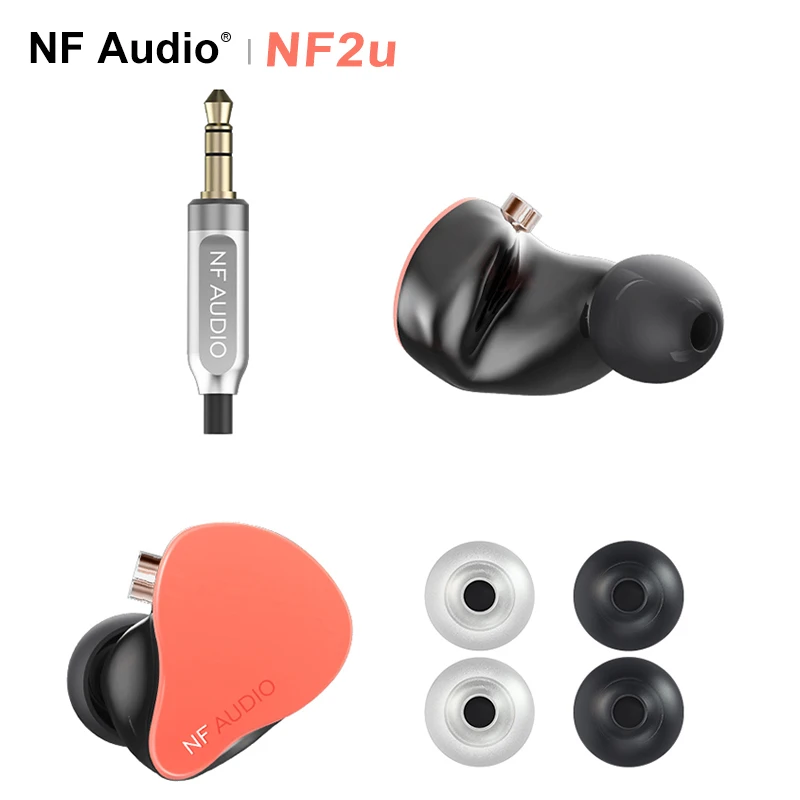 Hi Fi наушники вкладыши HIDIZS NF AUDIO NF2u 2 Knowles 0 78 мм контактный съемный кабель|Наушники и