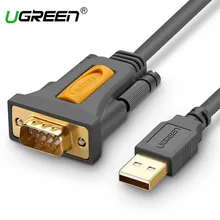 Ugreen USB to RS232 COM Port Serial PDA 9 DB9 Pin Cable Adapter Prolific pl2303 for Windows 7 8.1 XP Vista Mac OS USB RS232 COM