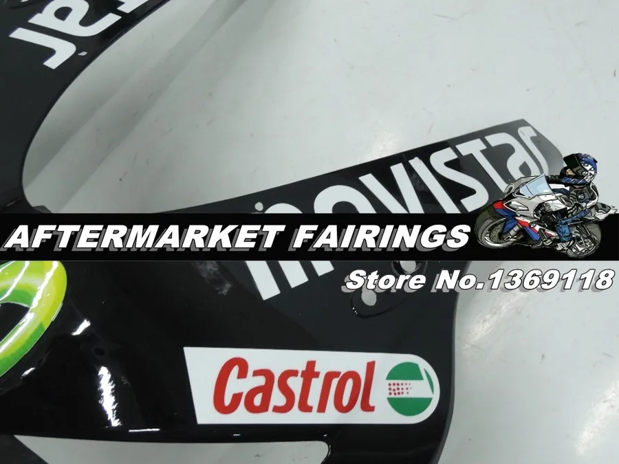 Для Honda Black MOVISTAR CBR600RR 03 04 подходит гарантия мотоциклов Обтекатели комплект 2003 2004