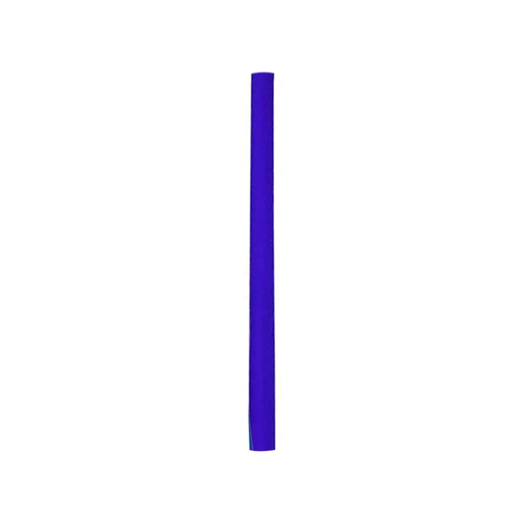 royal blue straight Складная соломинка для питья, силиконовая изогнутая прямая соломинка для напитков, кухонный инструмент, вечерние принадлежности, Свадебные Принадлежности для бара - Цвет: royal blue straight