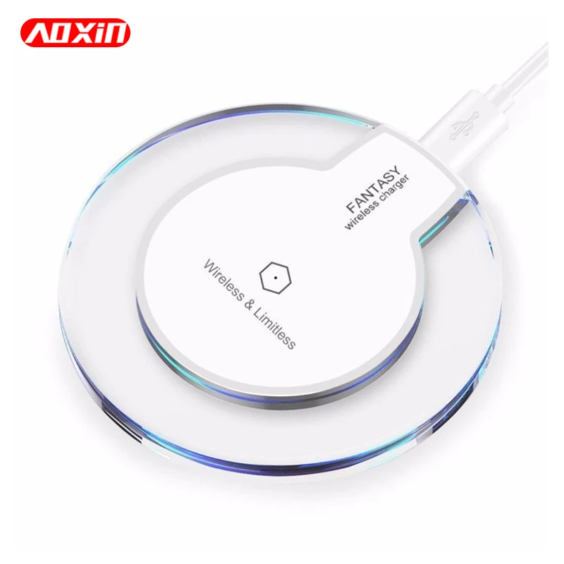 

AOXIN QI Wireless Charger For iPhone Xs MAX XR 7 6s Samsung S8 S9 S10 Fast Charging USB Charger Pad For Huawei Xiaomi 8 Charger