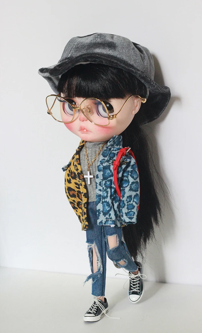 Одежда для кукол Blyth Doll OB24 свитера базовые Полосатые свитера для Azone Momoko JerryBerry Pullip Blyth аксессуары для кукол