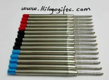 Leak proof Continued selling red ink Green ink blue Mental Cross style Ball Pen refill for School Supplies Sales champion ly 0004 cute plastic car style blue ink ball pen deep red silver 2 pcs