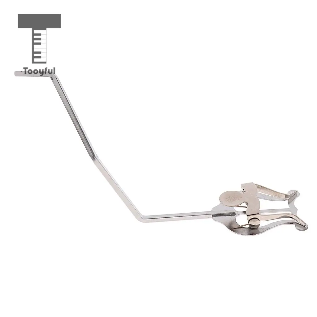 Tooyful Nickel-plated Trumpet Marching Clamp-on Lyre Sheet Music Stand Instrument Holder