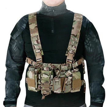 

New Outdoor Tactical Chest Rig Airsoft Hunting Vest Molle Pouch Simple Military Tactical Vest with Magazine Pouch