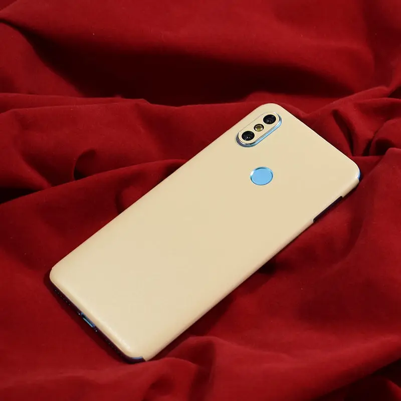 Phone Back Cover Film For Xiami Mi A2 6X LeatherCarbon Fiber Wood Skins Protective Paste Stickers For Xiaomi A2  MiA2 6X 5 (14)