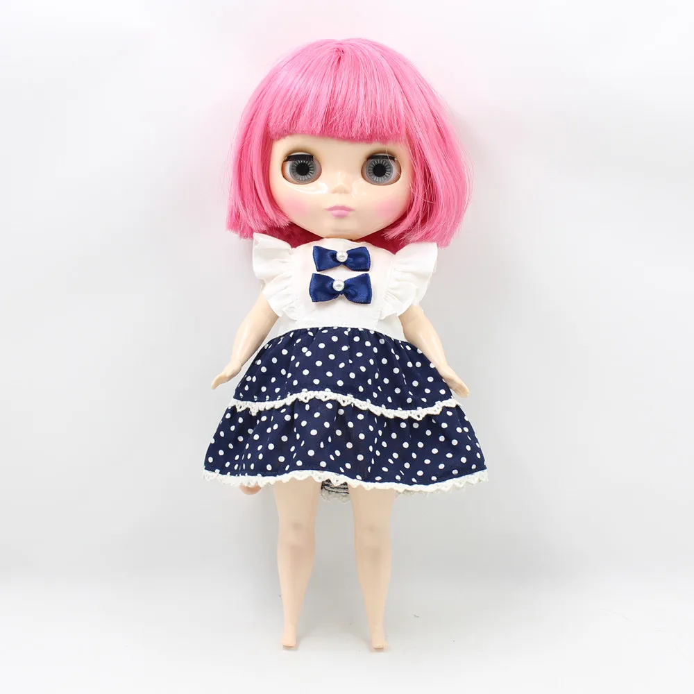 Ледяной DBS Blyth кукольные 1/6 bjd игрушки 30cm пухлый кукла жир blyth короткая лента для