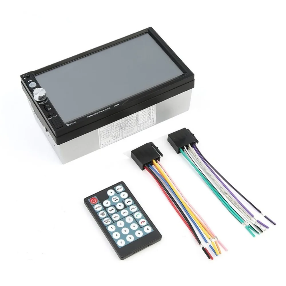 

7023B Auto Car Double Din Car DVD Player 7 inch Touch Screen TFT Multimedia Radio Bluetooth MP5 Player With Remote Control