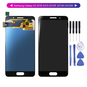 

For Samsung Galaxy A3 2016 A310 A310F A310H A310M A3 Display Screen Digitizer Touch Panel Glass Sensor Assembly Replacement Part