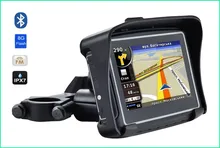 Motorcycle gps Navigation 4″ touch capacitive Cortex A7 IPX7 waterproof add 8GB Flash support free map