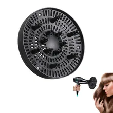 Черный фен для волос вьющийся диффузор инструмент модный воздуходувка парикмахерский салон инструмент ветер профессиональный универсальный диффузор