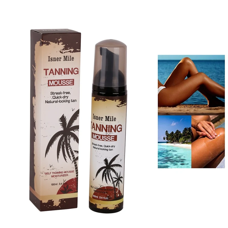 

100ml Summer Beach Coffee Long Lasting Sunless Tanning Self Tan Organic Natural Tan Mousse Long Lasting Makeup