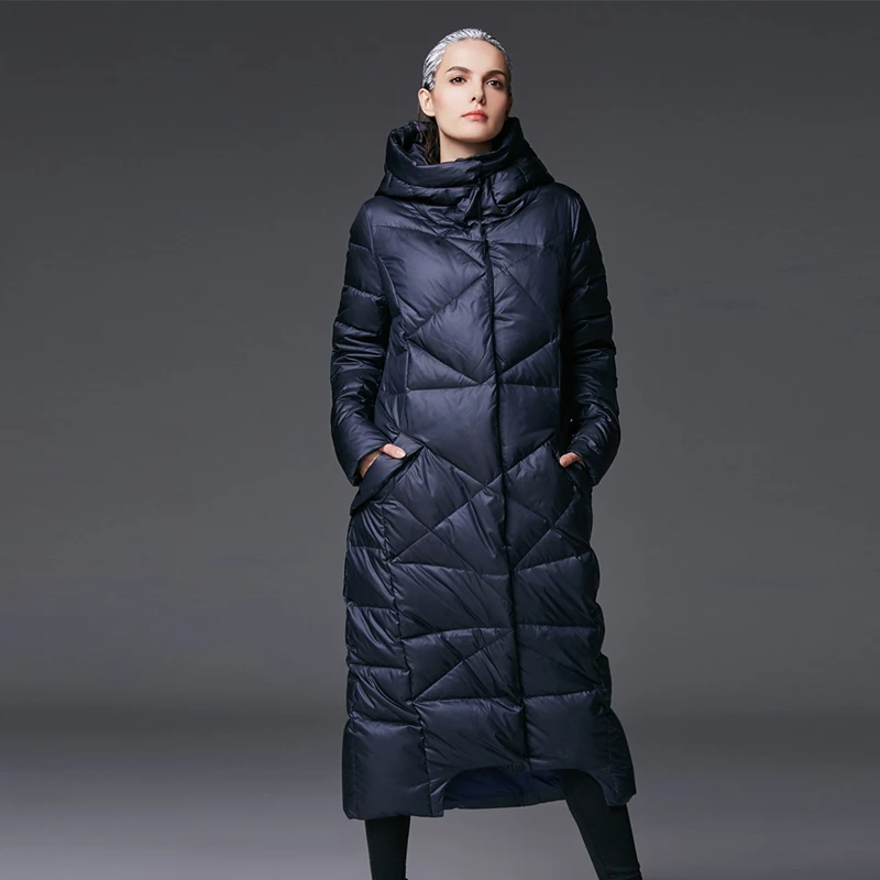 

YVYVLOLO Winter Coat Women Thicken Long Warm Parkas jacket women winter Female Fashion Slim Women Coat Winter Overcoat