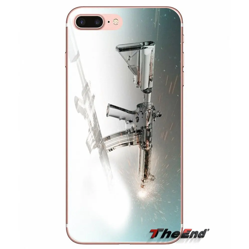 Чехол для Apple iPhone X 4 4S 5 5S SE 5C 6 6S 7 8 Plus 6Plus 7plus 8plus Fundas Coque counter strike CS GO плакат с изображением оружия мягкий чехол - Цвет: images 8